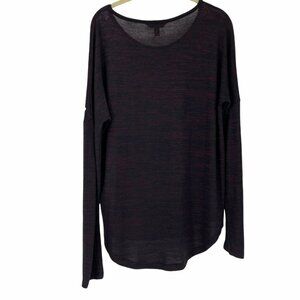 Calvin Klein Jeans  heathered burgundry long sleeve